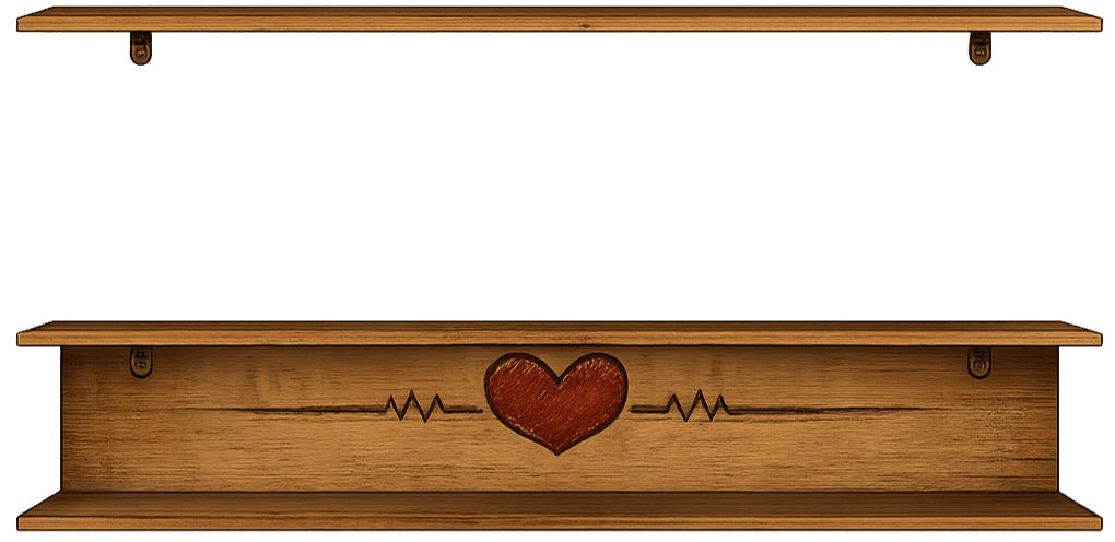 The Well Loved Shelf bookshelf display