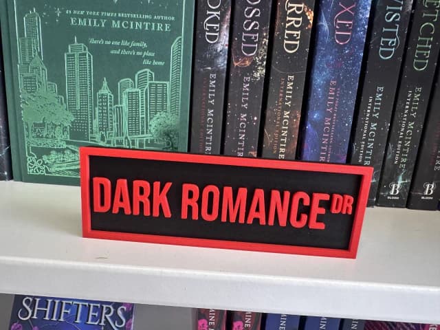 Dark Romance sign