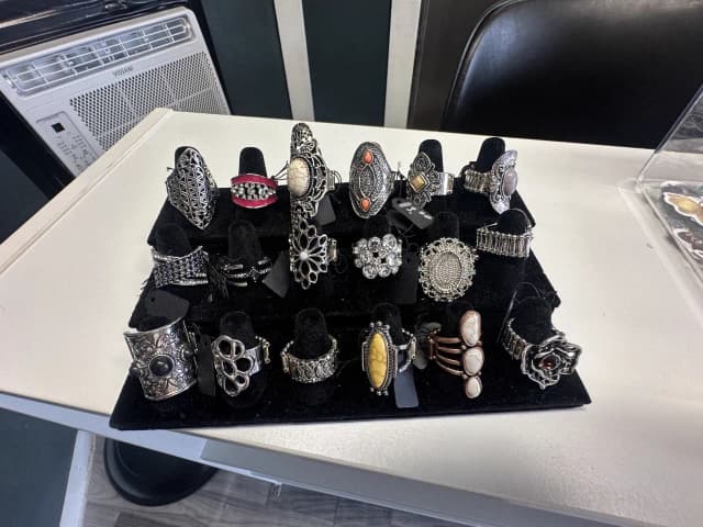 Bookish jewelry and rings