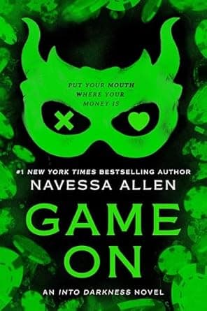 Game On by Navessa Allen, dark cover with bold red title and a couple in a tense standoff.